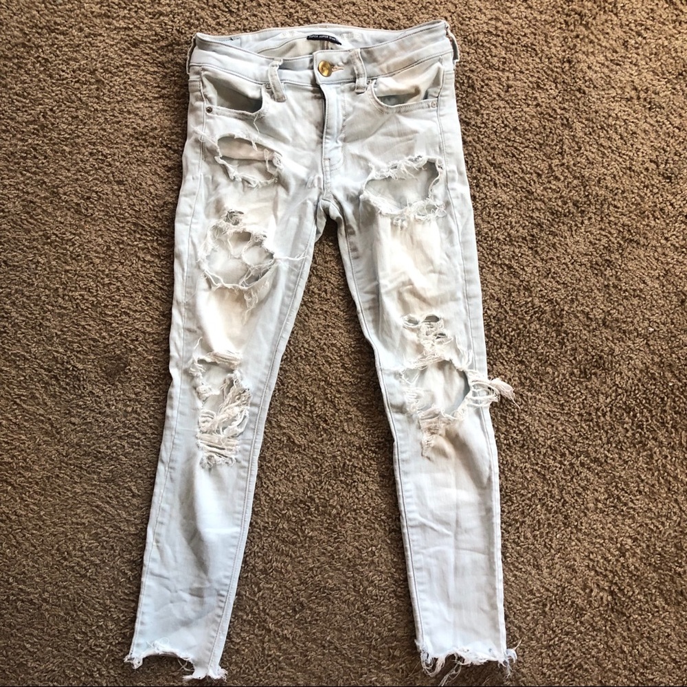 american eagle ankle cut leggings